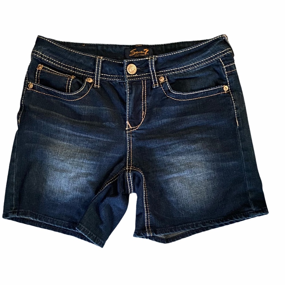 SEVEN7 Mid Rise Jean Shorts Size 6